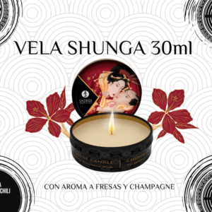 Para dar un masaje erótico de 10 puedes usar una vela shunga