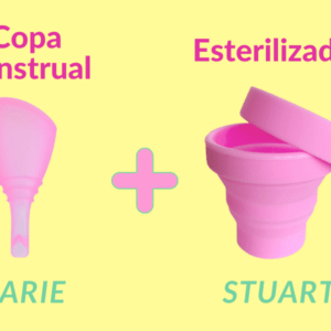 Copa menstrual que se vacía sola más esterilizador